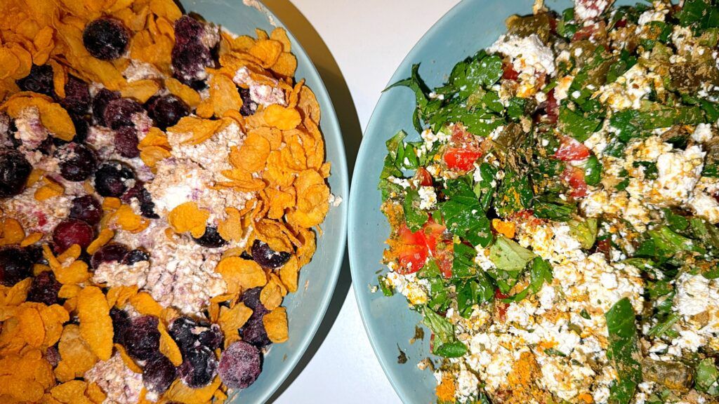 Nehmen Sie einen Würfel Quark und einige Zutaten. Im Handumdrehen haben Sie ein vollwertiges und leckeres Gericht zubereitet.